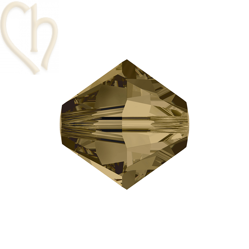 6mm Swarovski Tolletje Bronze Shade