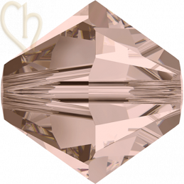 4mm Vintage Rose Swarovski Bicone