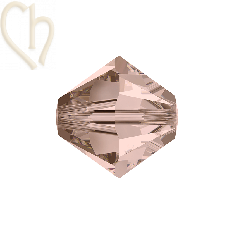 4mm Vintage Rose Swarovski Toupie