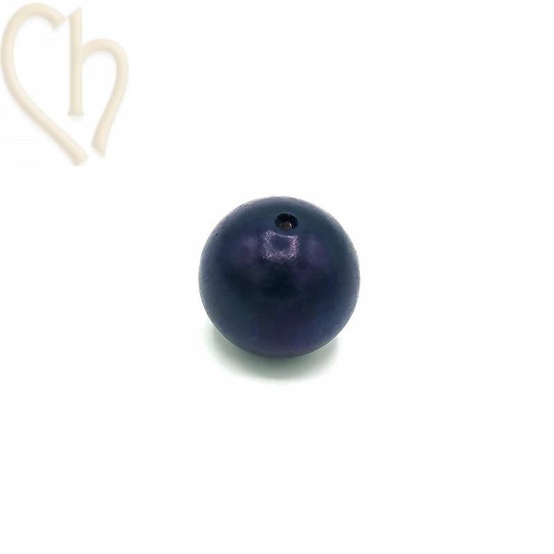 Boule en bois 30mm Blue Marine