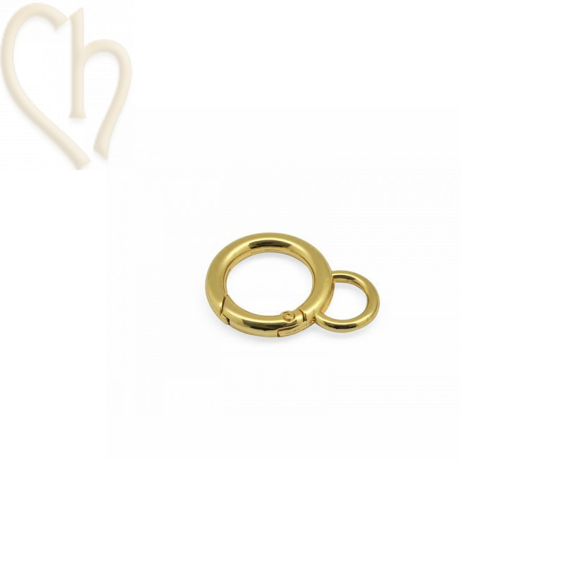 Fermoir porte clé 42x30x5mm Gold Plated