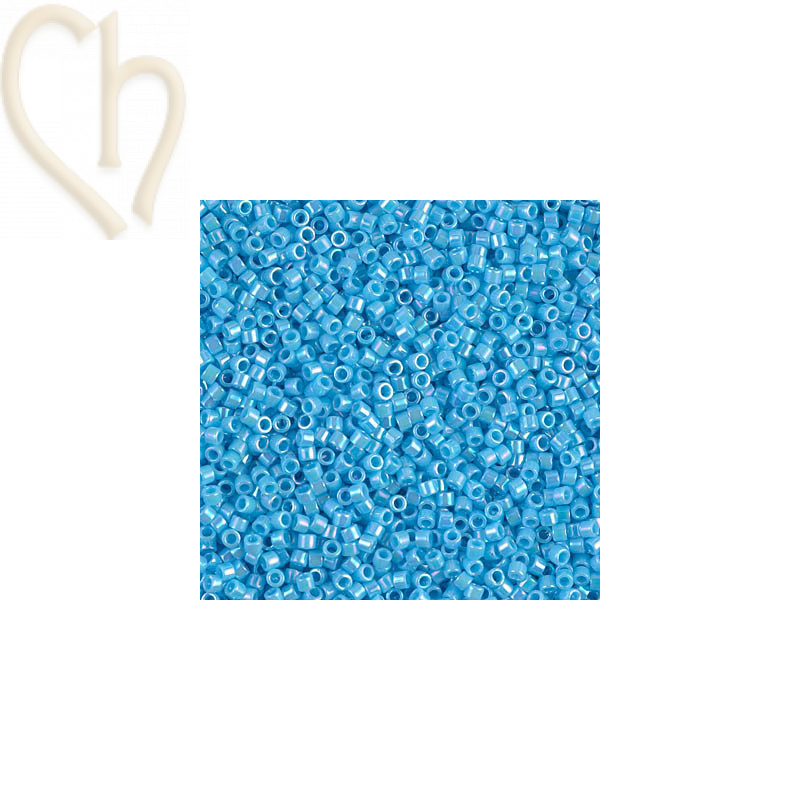 Opaque Turquoise Blue AB - Miyuki Delica 11/0 5 gr. DB0164