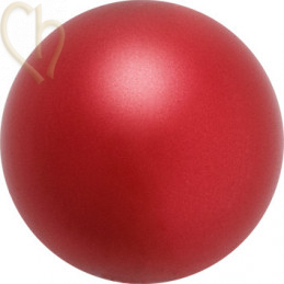 Austrian Crystal Nacré Pear 15*8mm Cranberry