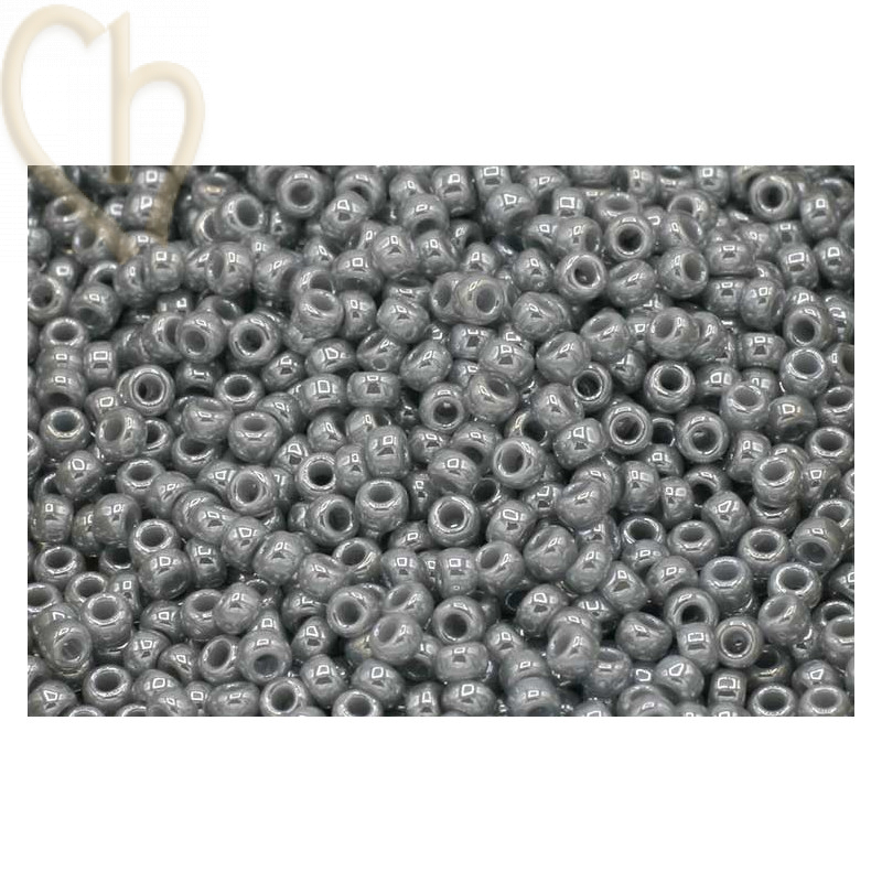 Rocaille 11/0 Miyuki Grey Opaque Lustered 433