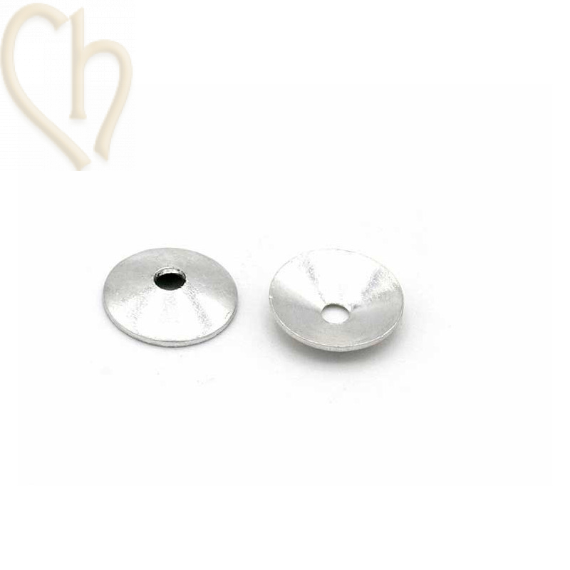 Tussenstuk rond 8mm aluminium