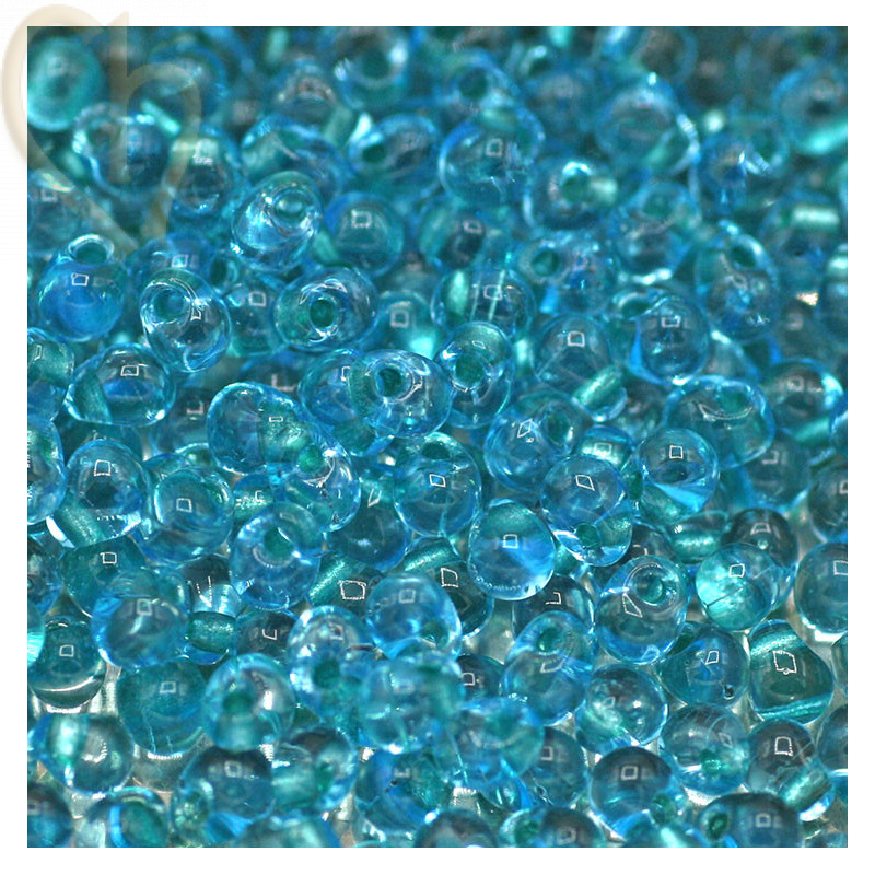 Drop gouttes perles Miyuki 3,4mm - DP-46 Turquoise Transp.