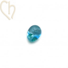 Drop kralen Miyuki 3,4mm - DP-46 Turquoise Transp.