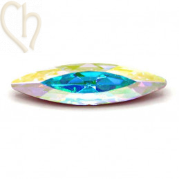Slim Navette Aurora Crystal 35mm Crystal AB