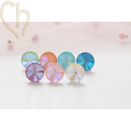 Charl'stone Crystal Rivoli 14mm 1122 - Lilac Delite