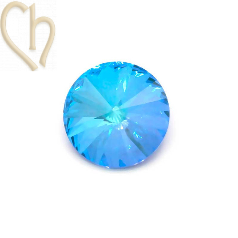 Rivoli 08mm 1122 Aurora Crystal - Ocean Delite