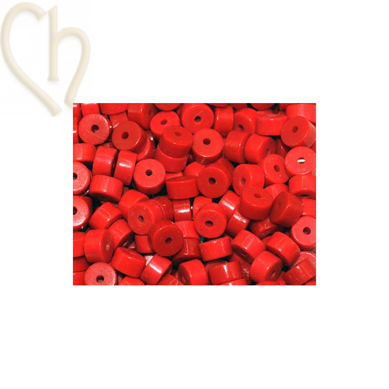 Ring Natural Stone 2*4mm Jaspe Rouge