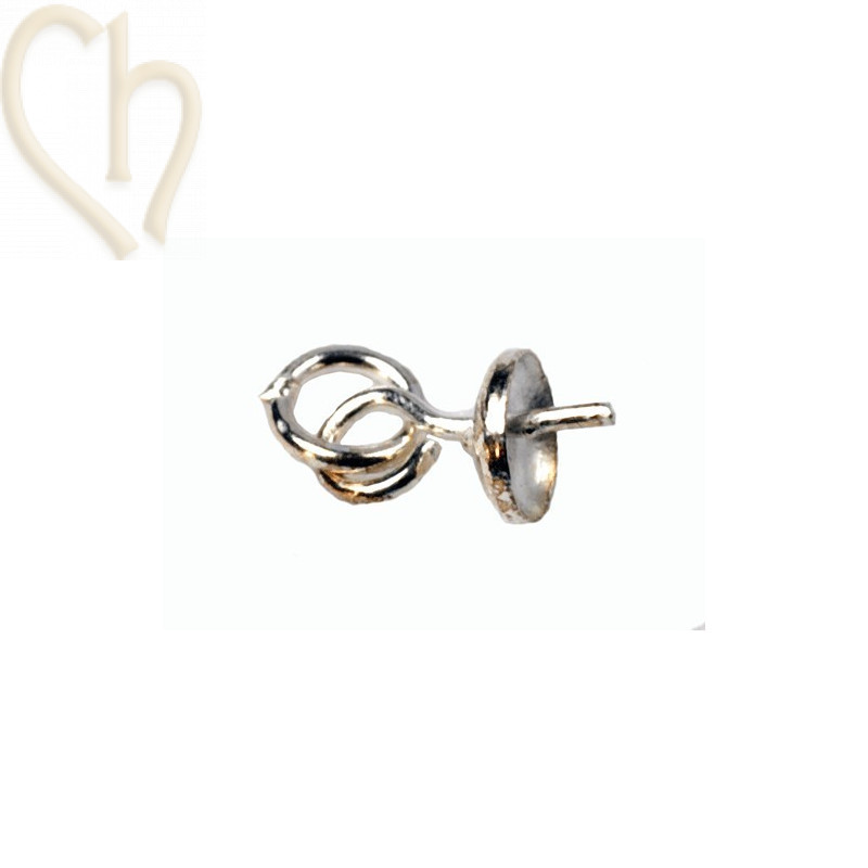 hangerbevestiging zilver