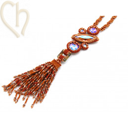 Kit collier Slim Navette Orange coppertone