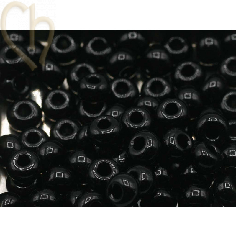 Seedbeads 4/0 Black