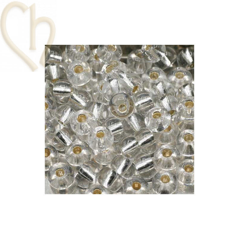 Seedbeads 4/0 Cristal S/L