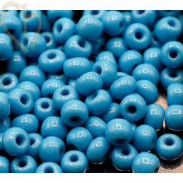 Rocaille 4/0 Turquoise Foncé Opaque