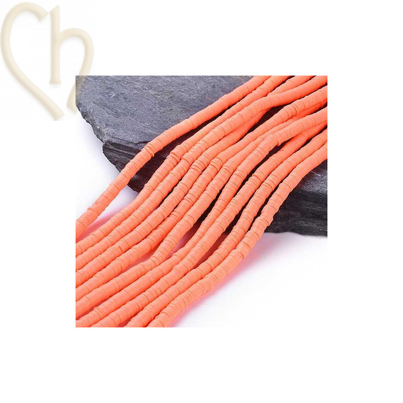 Heishi rondellen 8mm Rose String 40 cm