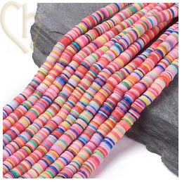 Rondelles Heishi 8mm mix1 par Fil 40cm