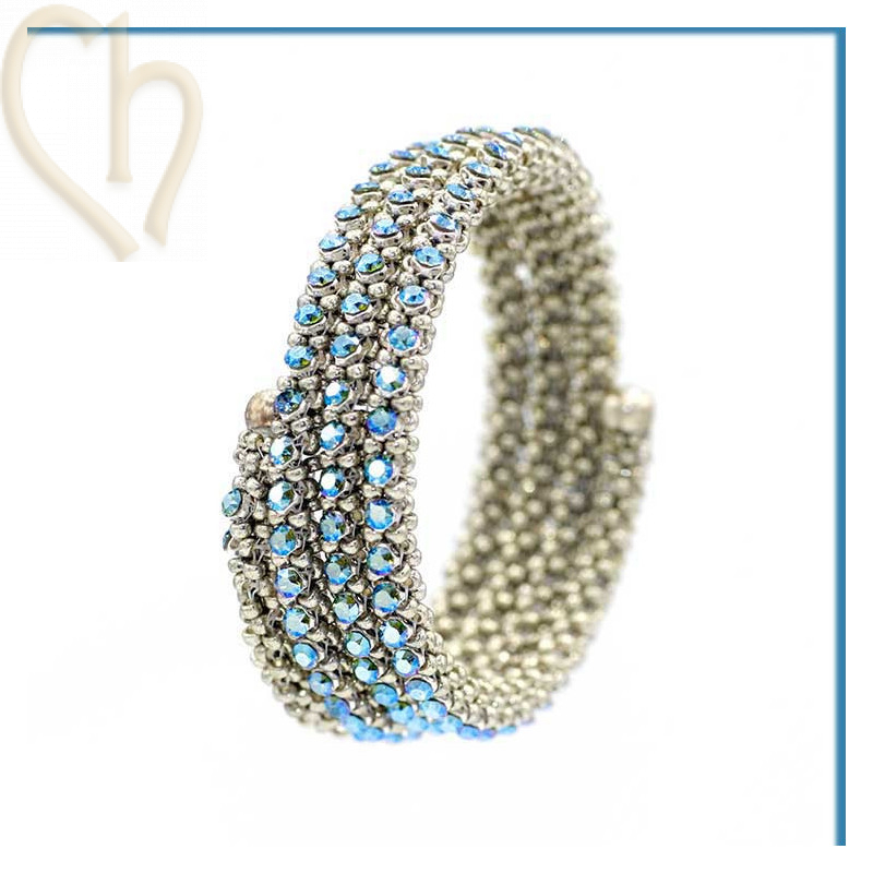 Kit armband Memory Bangle in Erenite Smoke