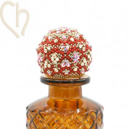 Kit flessenkurk Franco rond Rood