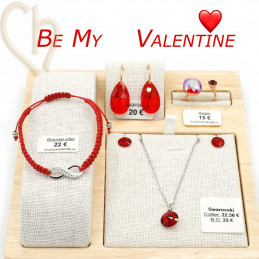 Boucles d'Oreilles acier rond 10mm