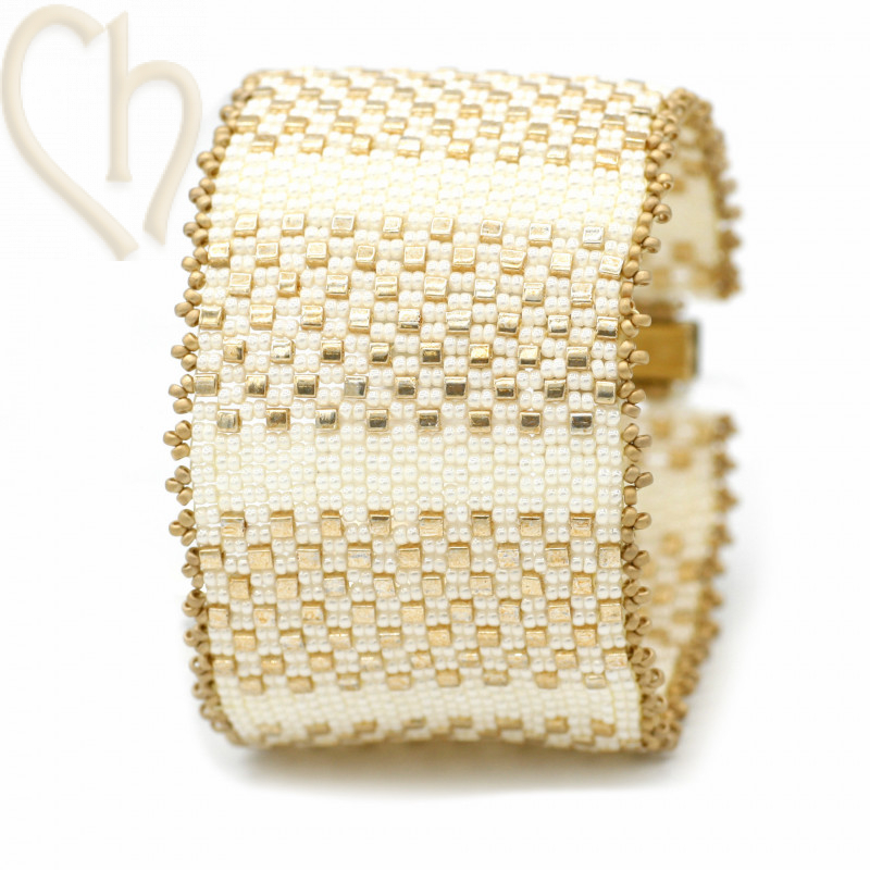 Schema bracelet Double Peyote Cube Miyuki PDF