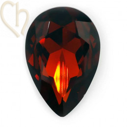 Charl'stone cabochon Peer 30*20mm Tangerine