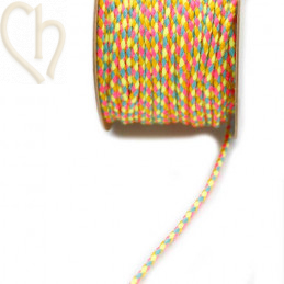Macramé cordon 2mm polyester Premium Quality Multicolor
