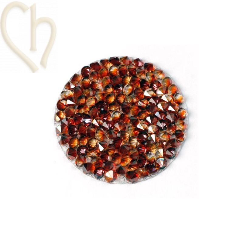 Crystal ROCKS 30mm Red Magma