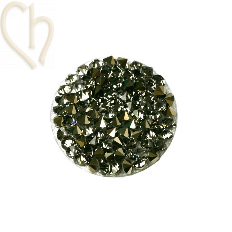 Crystal ROCKS 24mm Metallic Light Gold