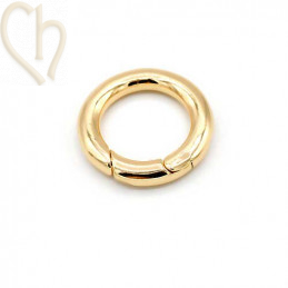 Clasp keyring clip 23mm Gold Plated