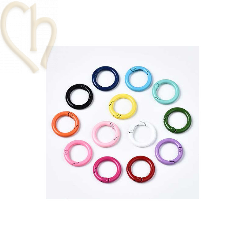 Clasp keyring clip 25mm colored