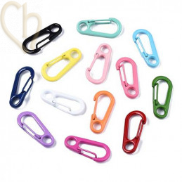 Fermoir porte clé clasp 32mm coloré