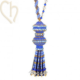 Pack Necklace Saturne Blue Royal