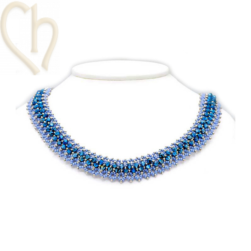 Kit Halsketting Netting - Blue