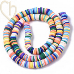 Heishi Rings 6mm Mix 02 String 40cm