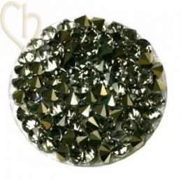 Crystal Rocks 30mm Metallic Light Gold