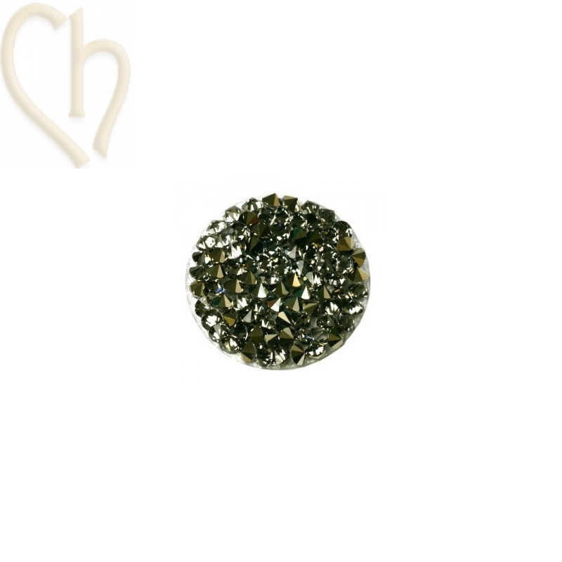 Crystal Rocks 30mm Metallic Light Gold