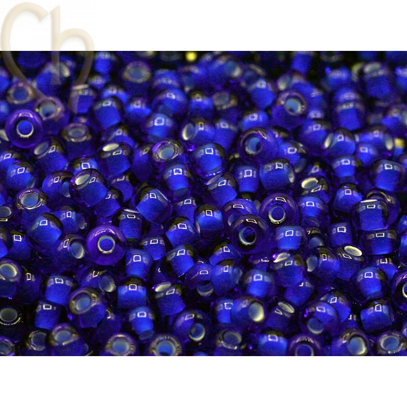 Roc8/0 - Preciosa Ornella - Sapphire Color Lined Chalkwhite 35086