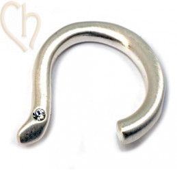 hanger open cirkel met strass