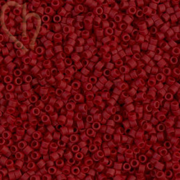 Opaque Dyed Frosted Red - Miyuki Delica 11/0 5 gr. DB0796 M