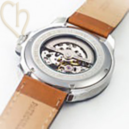 Montre Homme Patrouille de France Athos 8 Bleu - Cuir Marron