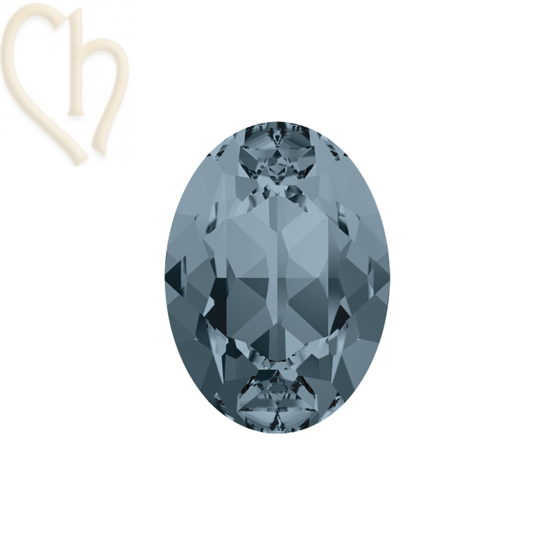 Swarovski Crystal Cabochon oval 8*6mm Indian Sapphire