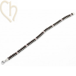 Kit bracelet ByElle avec Superduo perles - Polychrome Raspberry