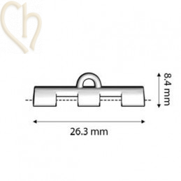 Cymbal Embout Gold plated  - SOROS III - pour Miyuki Tila, Half Tila, Quart Tila