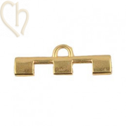 Cymbal Ending Gold plated  - SOROS III - for Miyuki Tila, Half Tila, Quart Tila