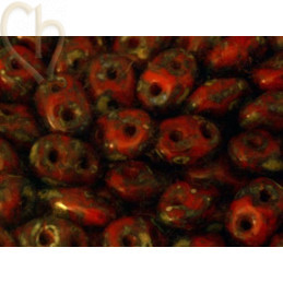 SUPERDUO coral red picasso