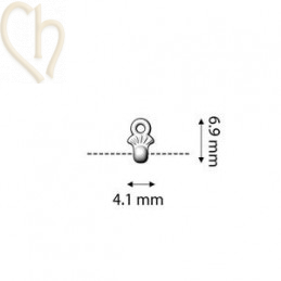 Cymbal Ending GOLD plated  - PILOS - for Seedbeads Miyuki and Czech 8/0