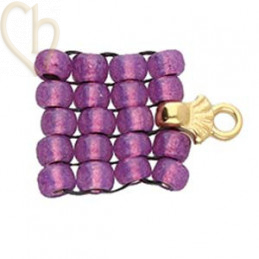 Cymbal Eindstuk GOLD plated - PILOS - voor Rocailles Miyuki en Tsjech 8/0