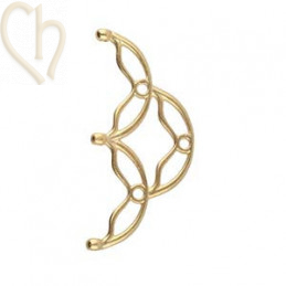 Cymbal Ending GOLD plated  - SITANOS III - for Seedbeads Miyuki and Czech 8/0